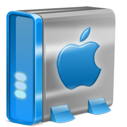 Blue Mac HD Icon 256x256 png